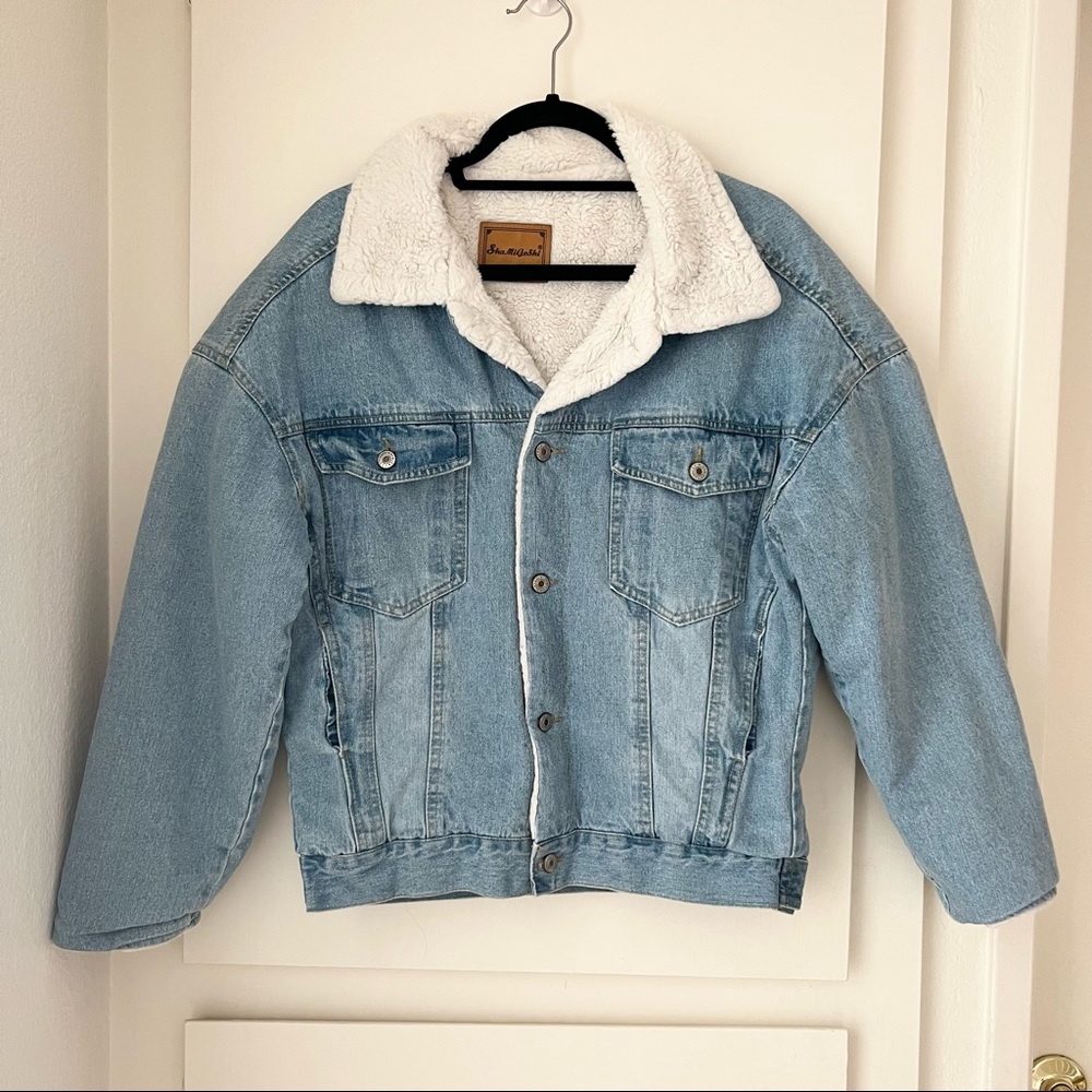 Fleece Lined Denim Jacket